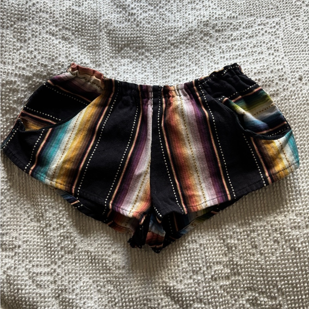 Stone Cold Fox Black Margarita Shorts